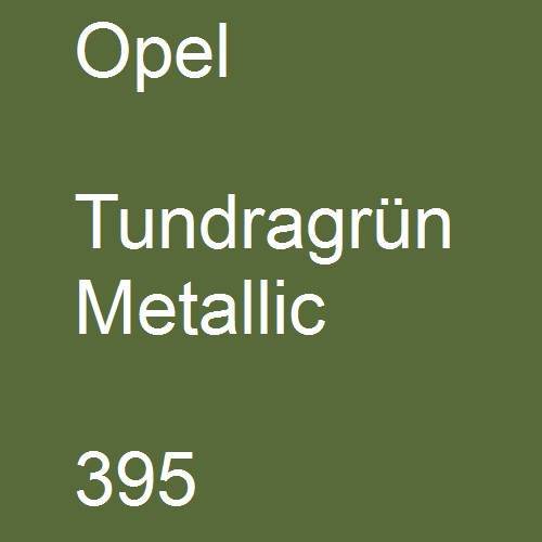 Opel, Tundragrün Metallic, 395.